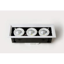 50W LED grille light High illuminating ceiling lighting AC90-260V Hole 365*130mm 3000-6000K COB LED